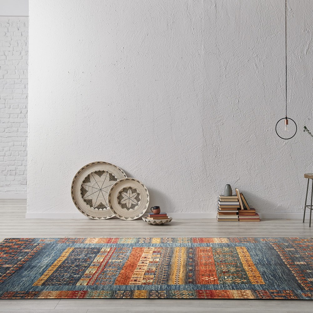 Loribaft Gabbeh 48679 Traditional Wool Rugs in Multi